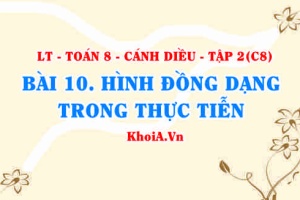 Hình đồng dạng trong thực tiễn: trong tự nhiên, nghệ thuật, kiến trúc? Toán 8 bài 10 Cánh diều Tập 2 C8